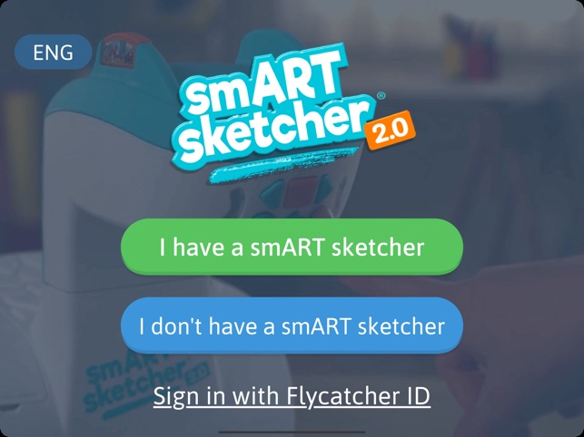 Flycatcher Smart Sketcher 2.0, Teal & White