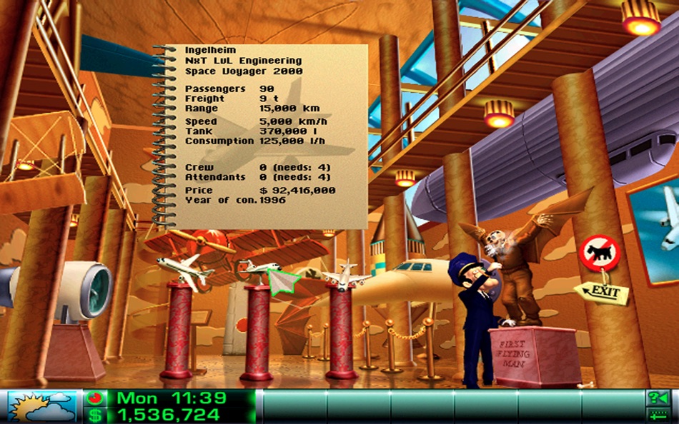 #4. Airline Tycoon Deluxe (macOS) Bởi: Runesoft