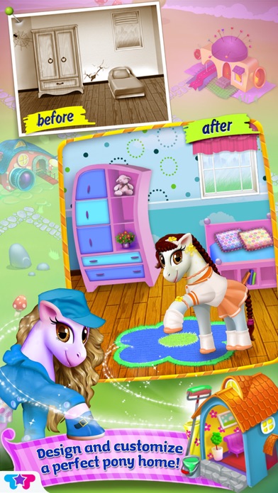 Pony Care Rainbow Resort: Enchanted Spa, Fashion Designer & Makeover Magic screenshot 5