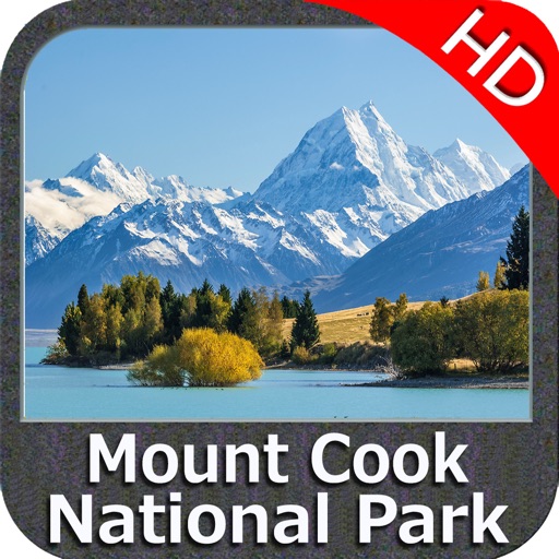 Aoraki / Mount Cook NP  HD GPS map Navigator icon