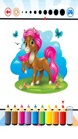 Game screenshot Pony Art Coloring Book - Activities for Kids mod apk