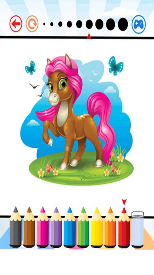 Pony Art Coloring Book - Activities for Kids - 1.0 - (iOS)