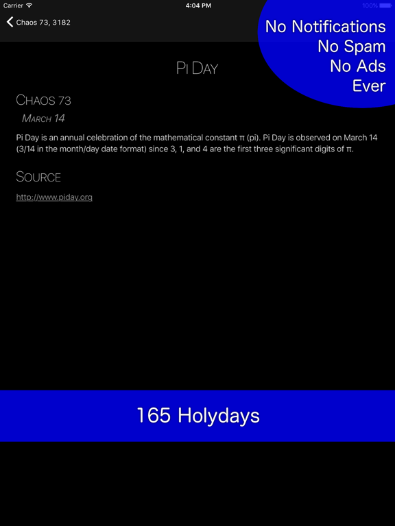Chaos Clock iPad screenshot 4 - Entertainment app