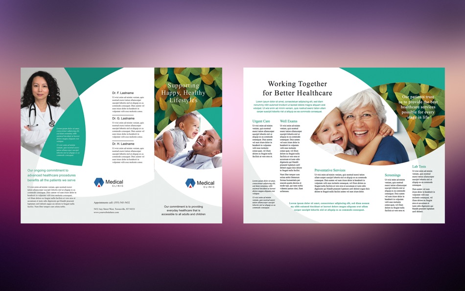 #1. Brochure Design - Templates for illustrator (macOS) 由: xin jin