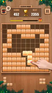 wooden 100 block puzzle game iphone screenshot 1