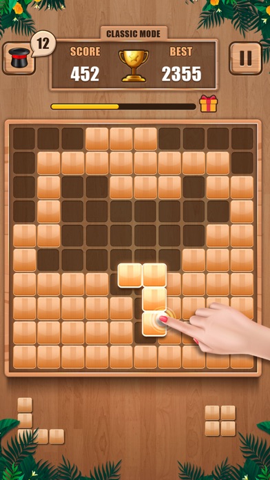 Screenshot #1 pour Wooden 100 Block - Hexa Puzzle
