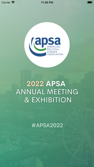APSA 2022 Meeting Screenshot