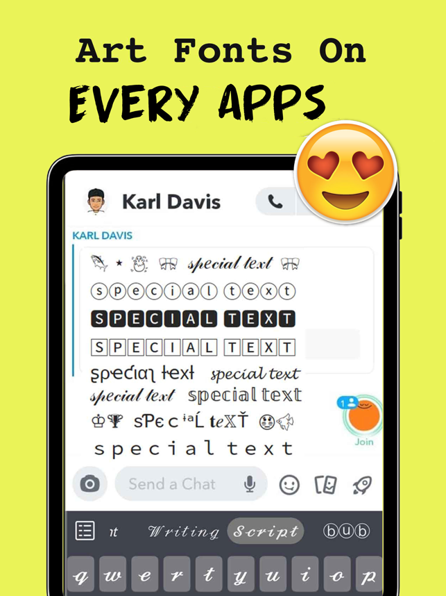 ‎Font Keyboard - Fonts Chat Screenshot