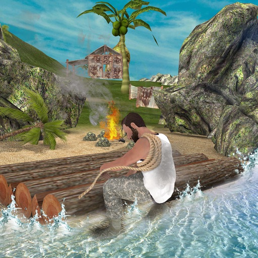 Lost Island Raft Survival 3D Simulator: Wild Life