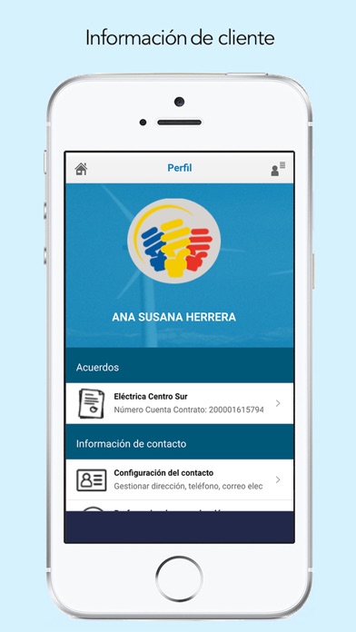 ENERGÍA.EC iPhone screenshot 2 - Productivity app