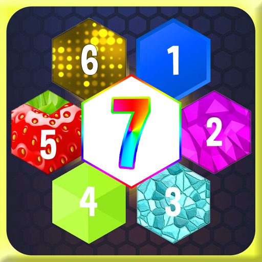 Seven Hex Puzzle Icon