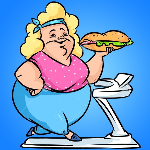 Temple Fit Girl : The Fat Lady Run Game Icon