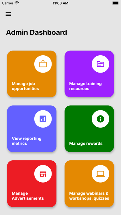 SJW Youth Employment Services Screenshot