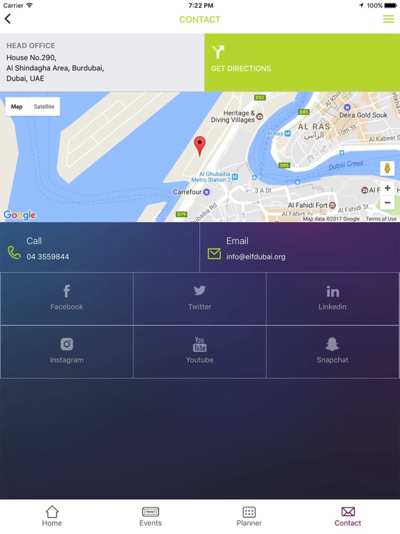Emirates Literature Foundation iPad screenshot 3 - News app