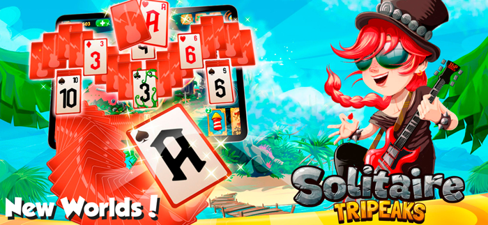 Solitaire Tripeaks Lost Worlds