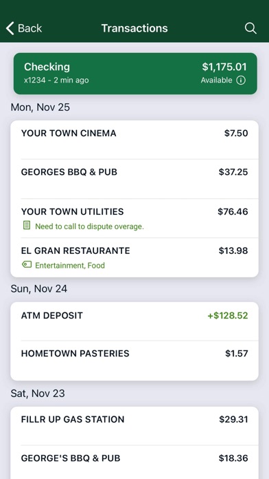 Peoples Bank of Greensboro Screenshot