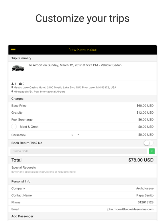 Screenshot #6 pour Ray Rides Booking