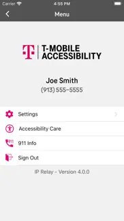 t-mobile ip relay iphone screenshot 2
