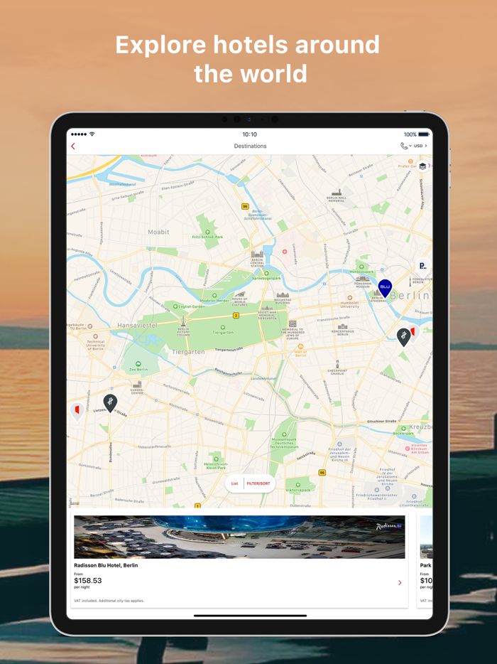 Radisson Hotels room bookings