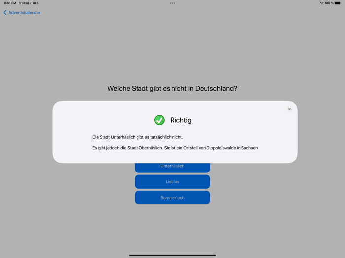 Rätsel Adventskalender