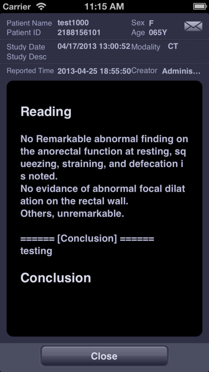 INFINITT Mobile Viewer