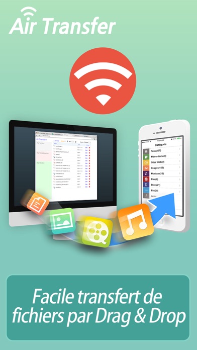 Screenshot #1 pour Air Transfer - Transfert de fichiers de PC WiFi