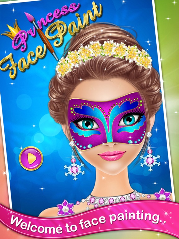 Screenshot #4 pour Princess Face Paint - Girls games for kids
