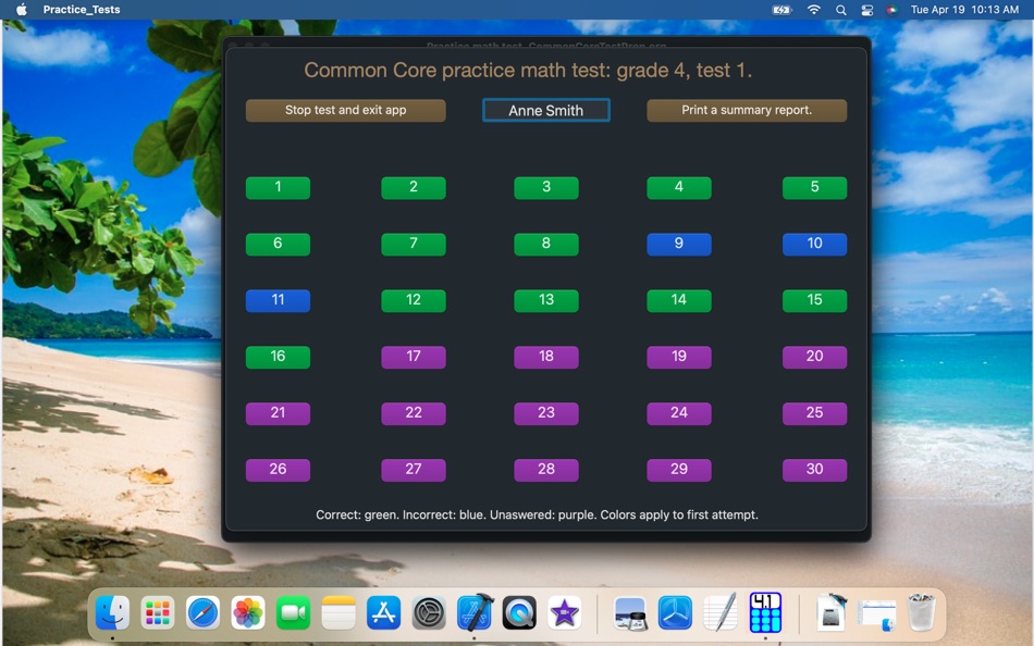 #1. Common Core math tests, 3-5 (macOS) By: Test Prep LLC