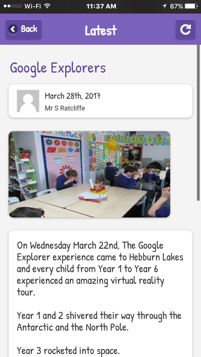 How to cancel & delete Hebburn Lakes Primary School from iphone & ipad 3