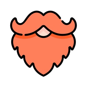 Snímky obrazovky (6) Beard Stickers