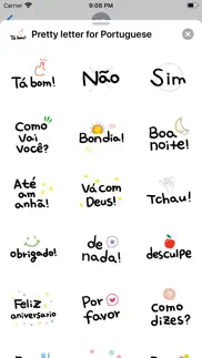 pretty letter for portuguese iphone screenshot 3
