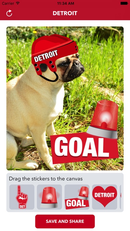 Detroit Hockey Stickers & Emojis