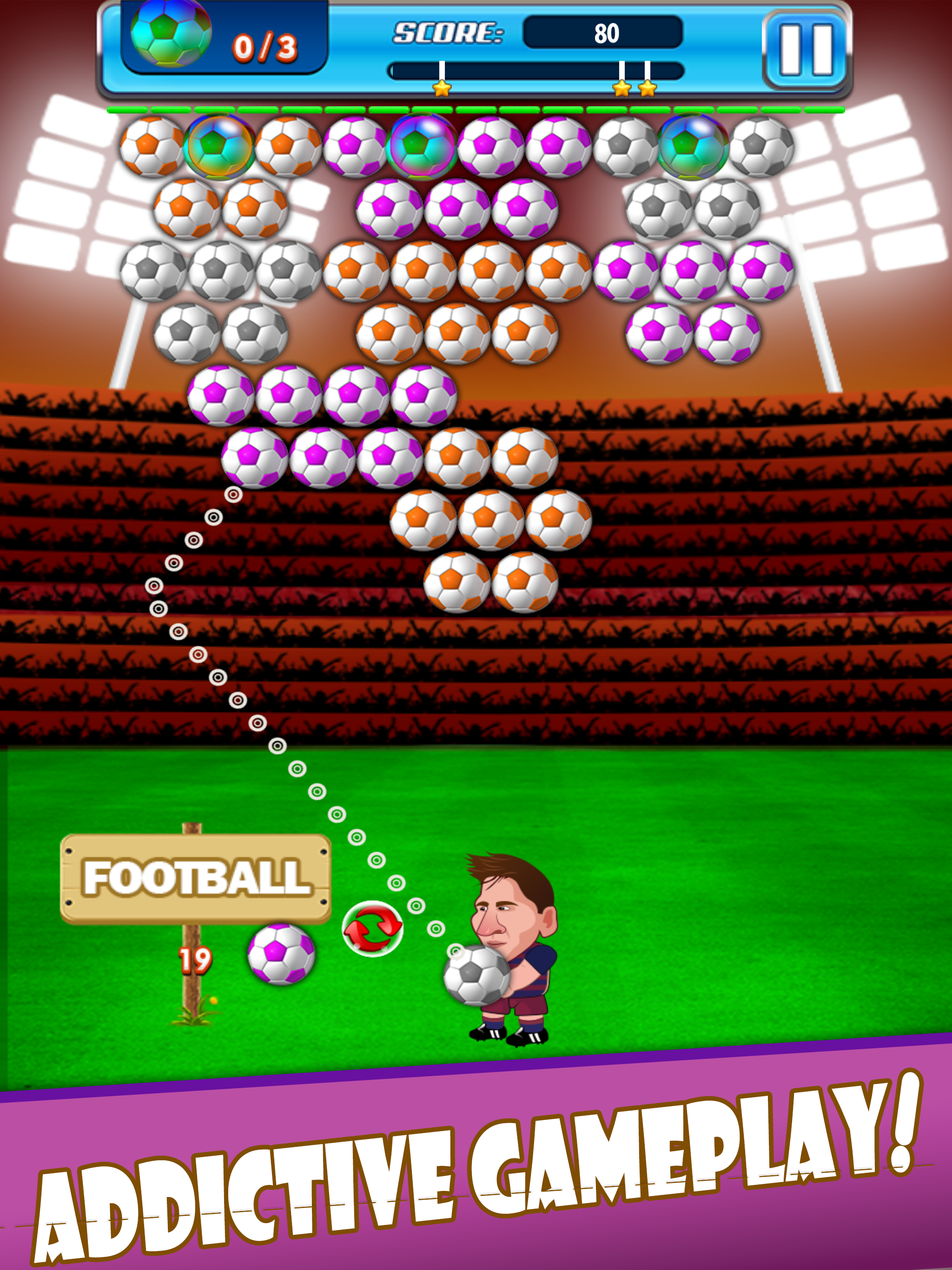 Bubble football 2017 games - Top real sports screenshot 6