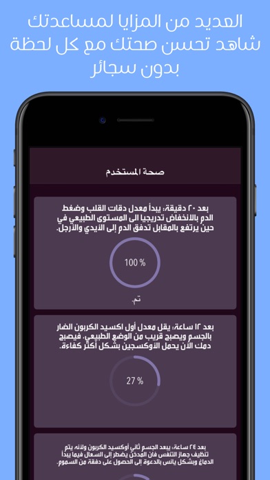 Screenshot #2 pour لا للتدخين - تطبيق الإقلاع عن التدخين