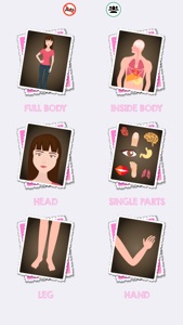 Human Body Parts Name screenshot #1 for iPhone