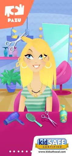 Girls Hair Salon - Screenshot 1