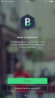 paybacks iphone screenshot 1