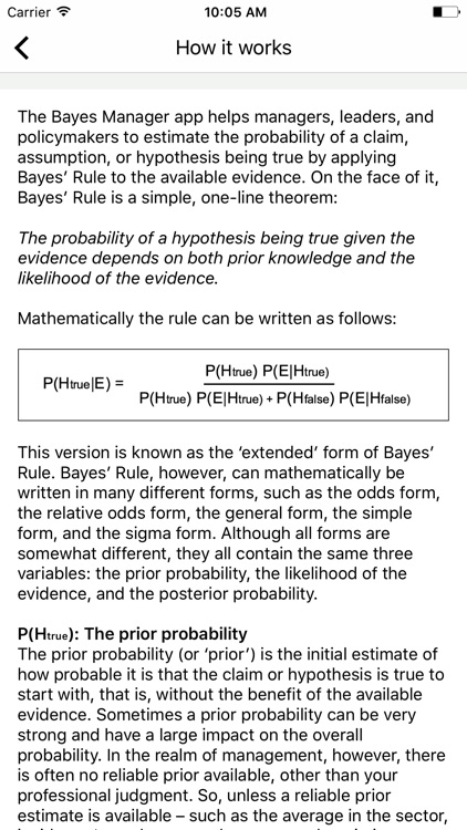 Bayes Manager