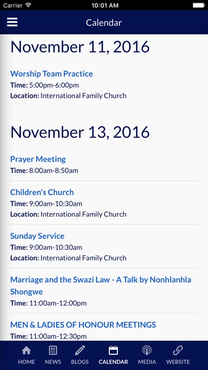 International Family Church of Ezulwini, Swaziland screenshot-4