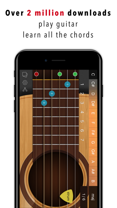 Screenshot #2 pour Learn Real Guitar Chords Pro