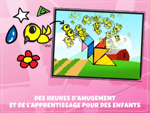 Screenshot #6 pour Puzzles Tangrams Swipea Pour Enfants: Alphabets