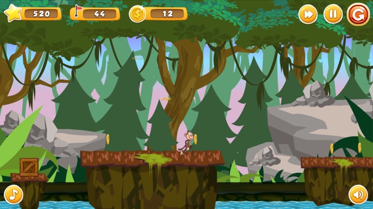Forest Adventure : jumping games monkey run