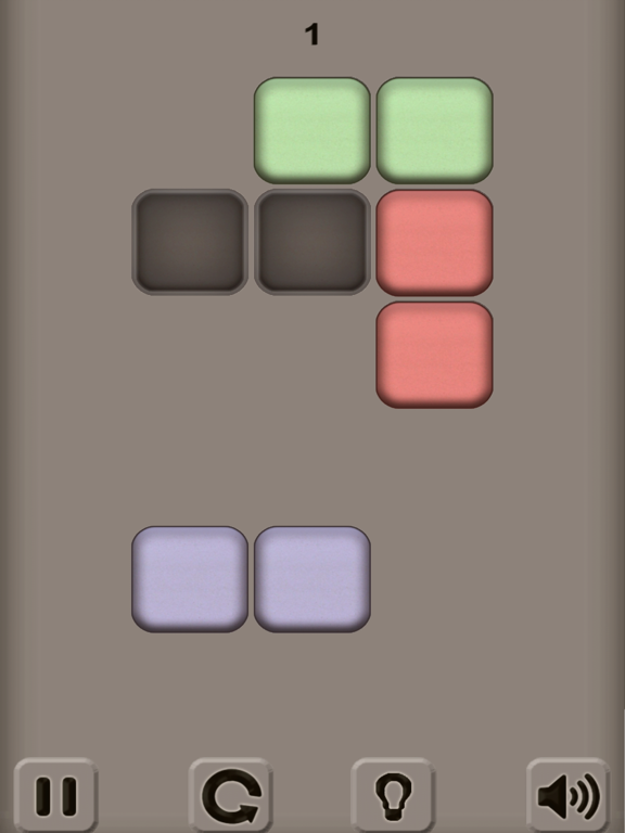 Colored Blocks Puzzle iPad screenshot