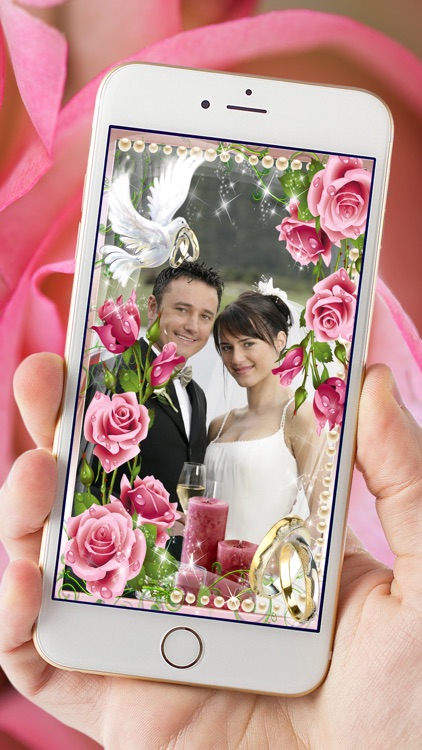 Elegant Wedding Photo Frames Album