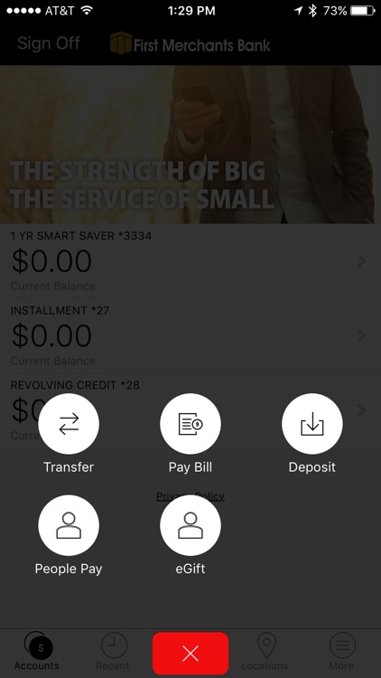 First Merchants Mobile App