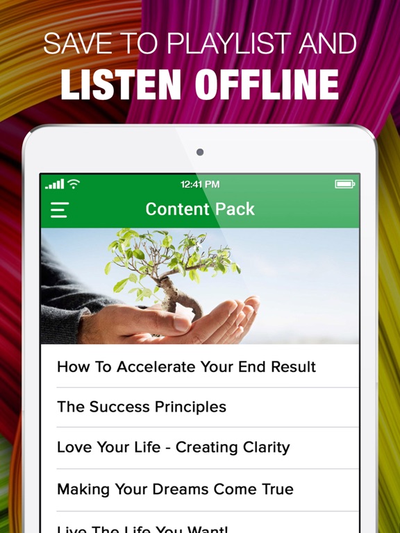 Empowered Hypnosis Audio Companion Meditation App iPad screenshot