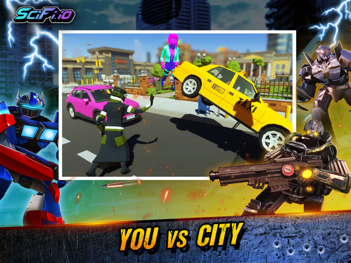 SciFi.io Robot Battle Game IO