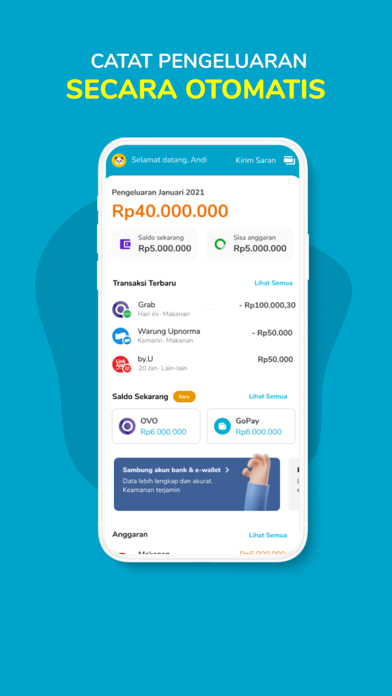 Moni Catatan Keuangan Otomatis Screenshot