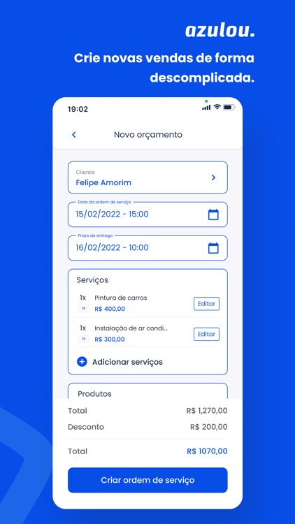 Azulou - Agenda, Vendas e Site screenshot-9