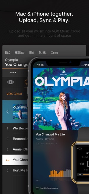 VOX – MP3 & FLAC Music Player dans l'App Store